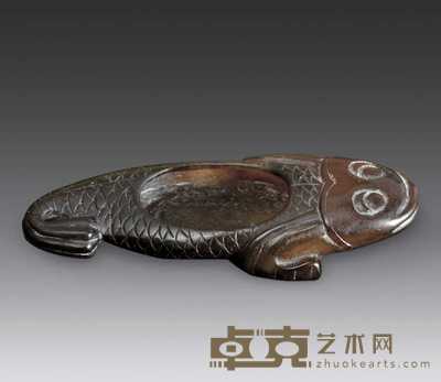 辽代 玉金蟾洗 长9.8cm